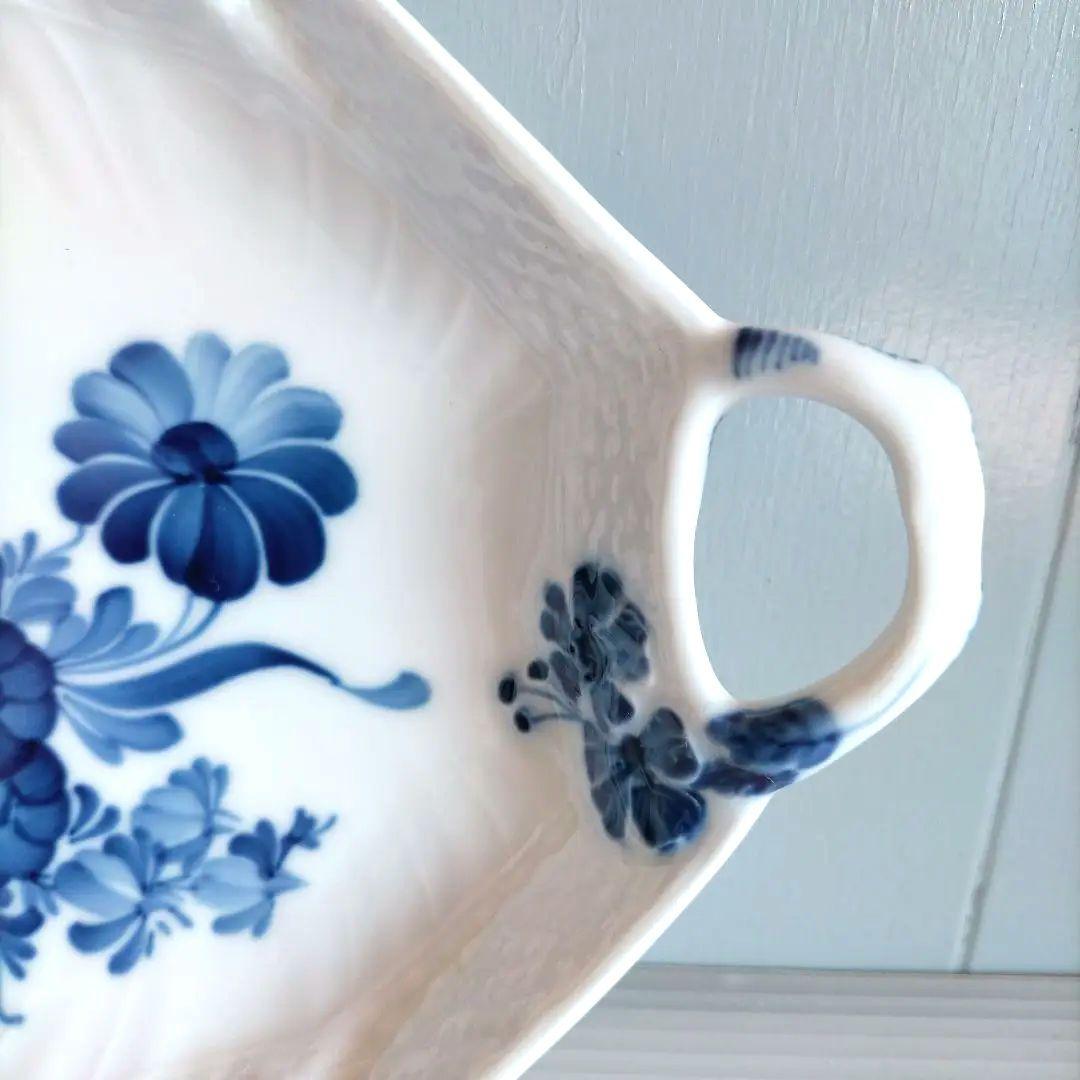 【 稀少】1937年製 ロイヤルコペンハーゲン ブルーフラワー リーフディッシュ