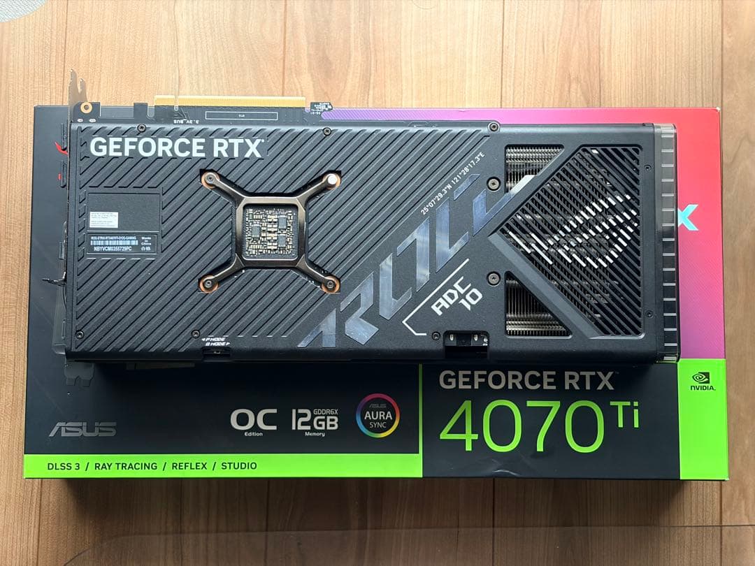 【美品】ASUS ROG STRIX RTX4070Ti 12GB