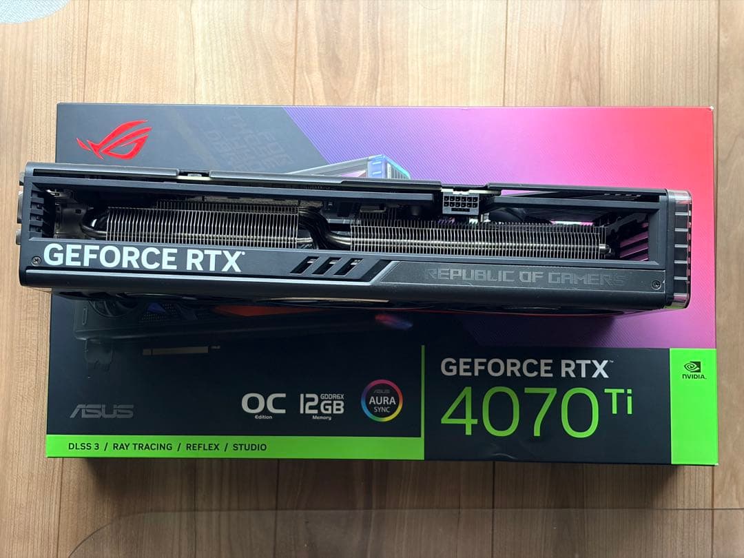 【美品】ASUS ROG STRIX RTX4070Ti 12GB