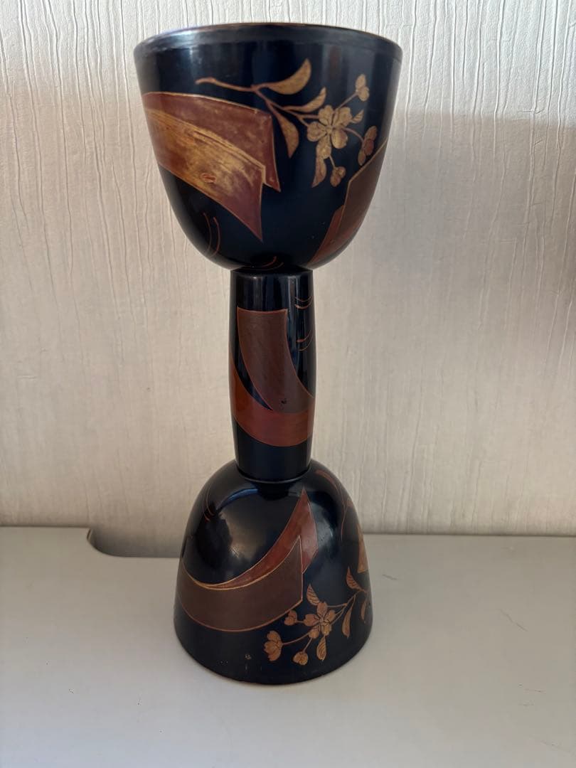 小鼓　蒔絵　胴　　和楽器