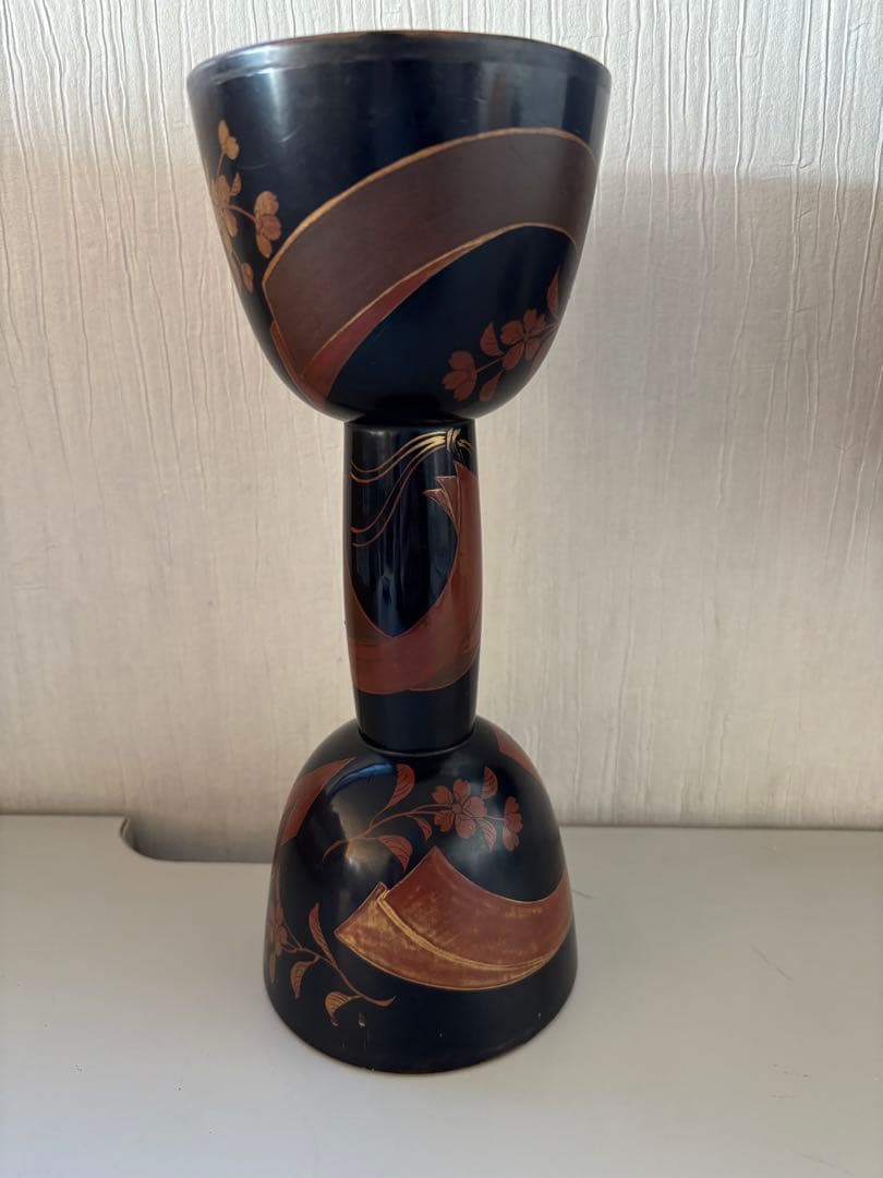 小鼓　蒔絵　胴　　和楽器