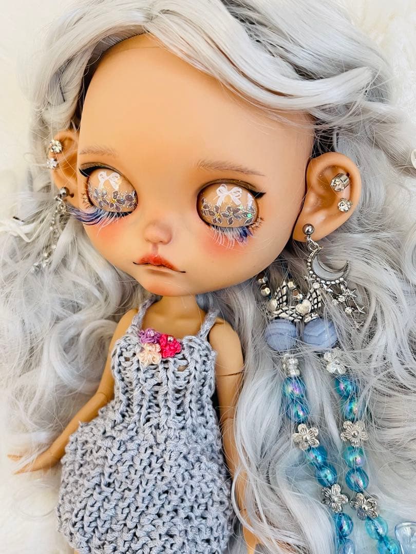 アイシードールカスタム　褐色♡雪の姫♡首位置修正あり♡パテ盛り