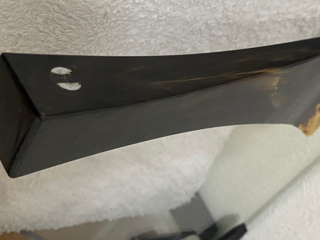 希少★鼈甲★べっ甲黒水牛一本物★三味線 ★撥★バチ★ばち★津軽三味線★