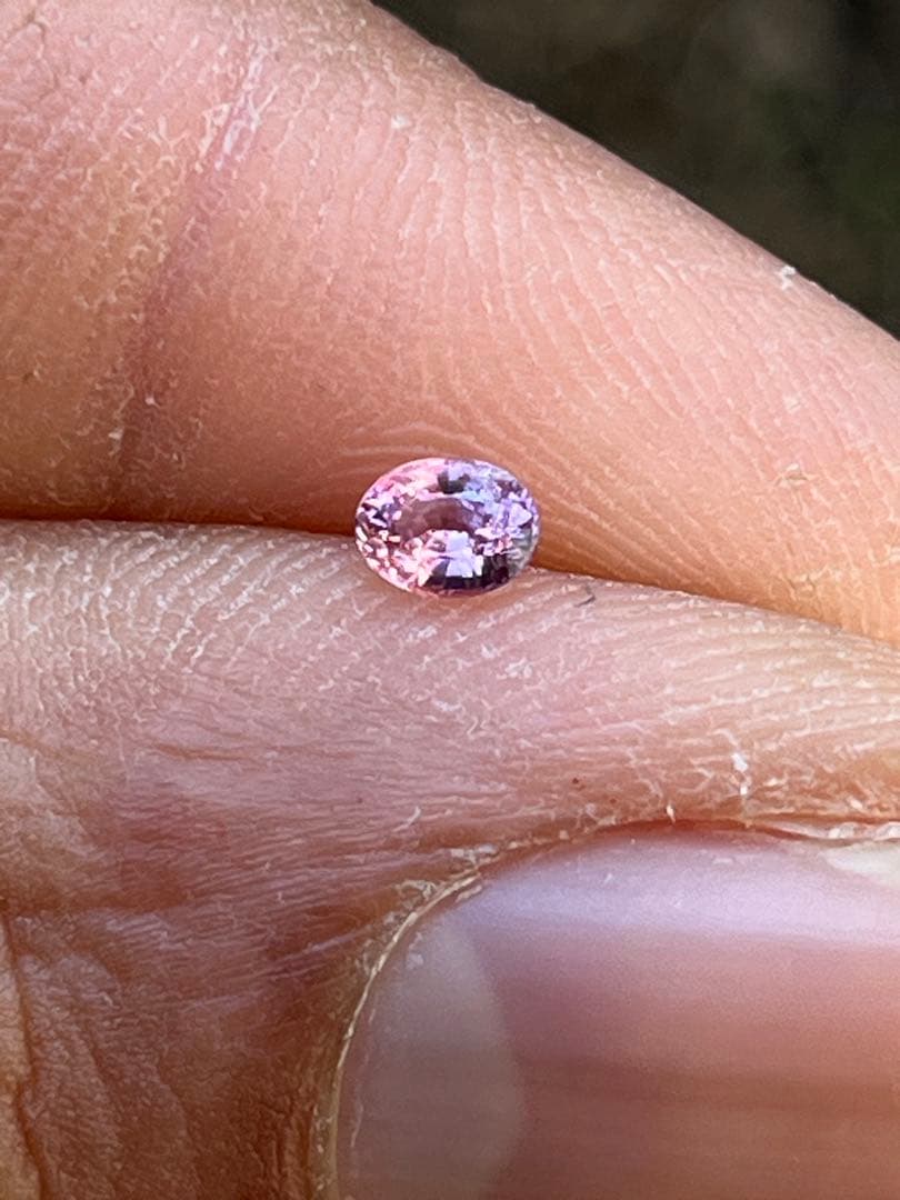 パパラチアサファイアルース 0.29ct 4.2 x 3.3 x 2.5mm