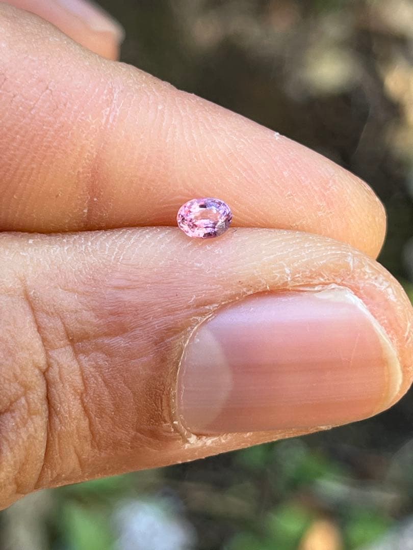 パパラチアサファイアルース 0.29ct 4.2 x 3.3 x 2.5mm