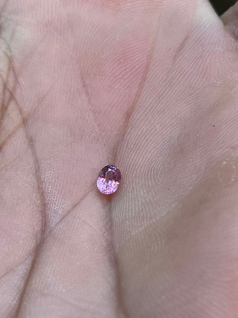 パパラチアサファイアルース 0.29ct 4.2 x 3.3 x 2.5mm