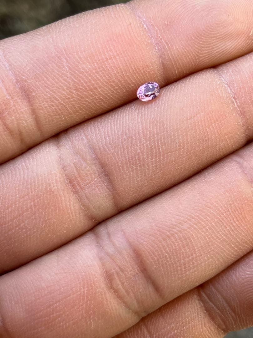 パパラチアサファイアルース 0.29ct 4.2 x 3.3 x 2.5mm