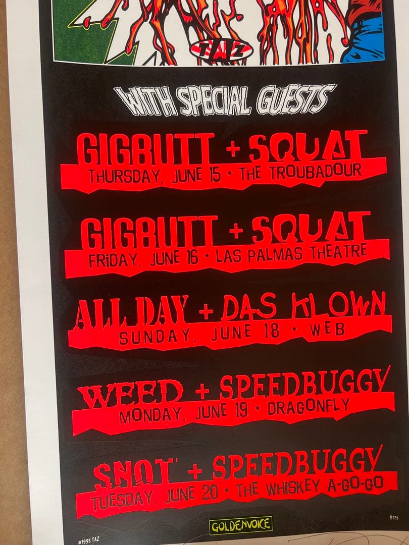 ※ラスト一枚※ Taz NOFX AKIRA 鉄雄 金田ポスター kozik