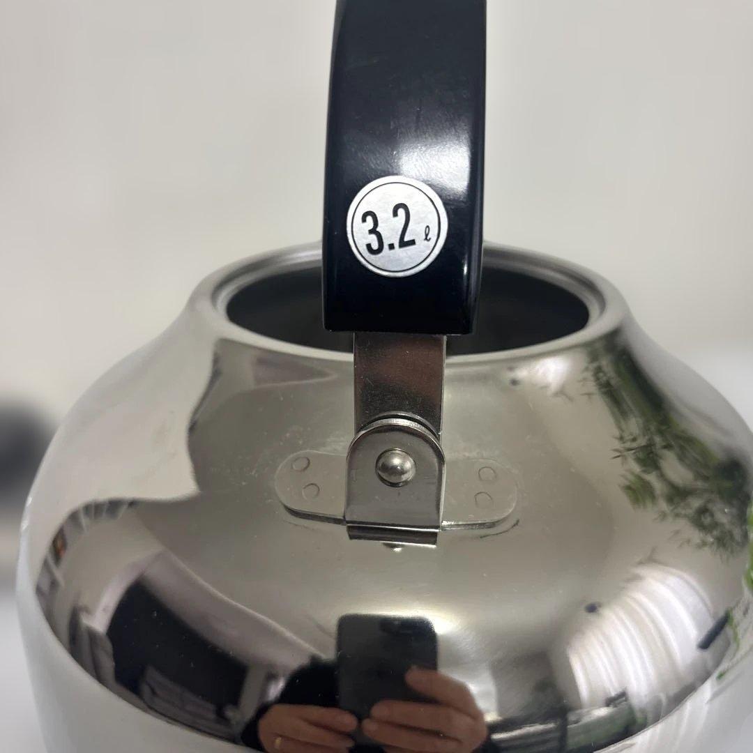 ステンレス製やかん 3.2L