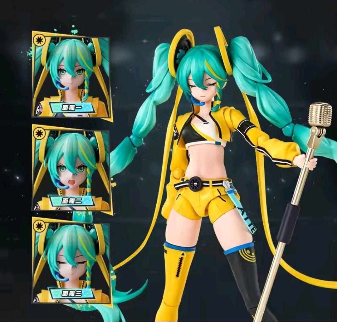 blokees figures 初音ミク 17cm プラモデル 奇跡版 躍動