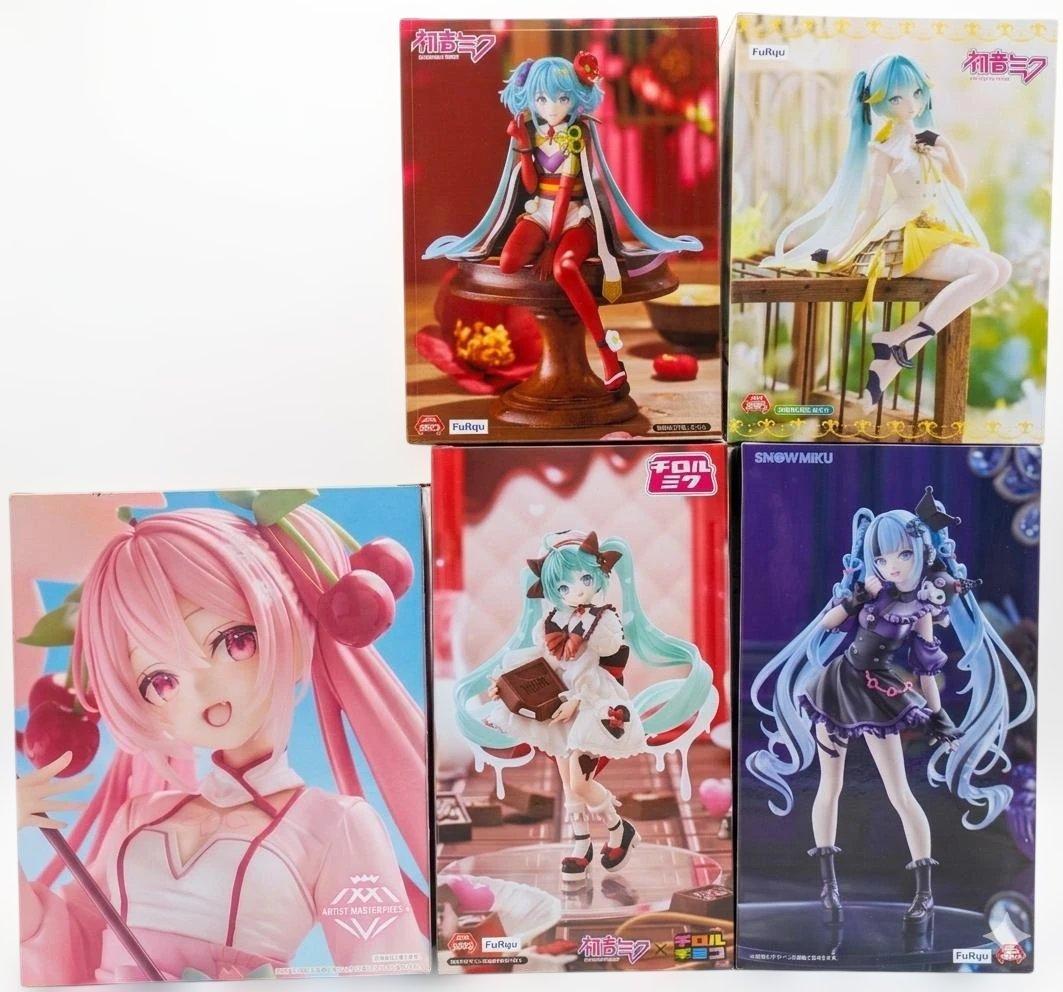 初音ミク フィギュア　5点セット　チロル　クロミ　桜　椿　カナリア