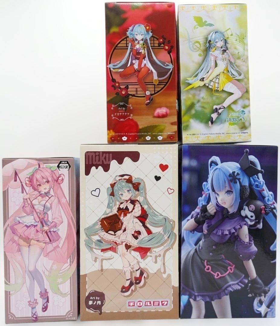 初音ミク フィギュア　5点セット　チロル　クロミ　桜　椿　カナリア