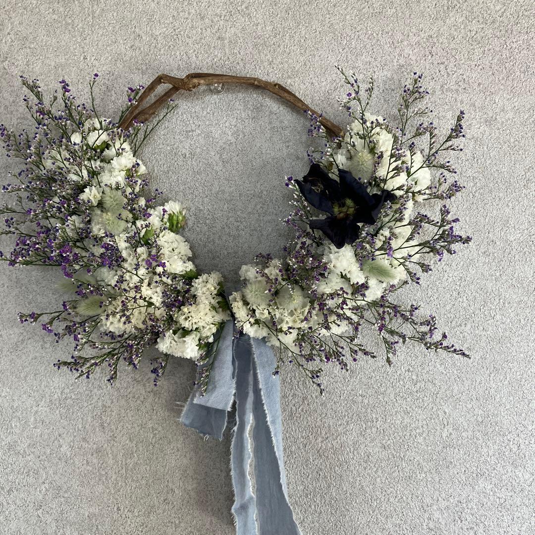 感謝SALEブルーウェーブとスターチスのリース　ハイブリットスターチス