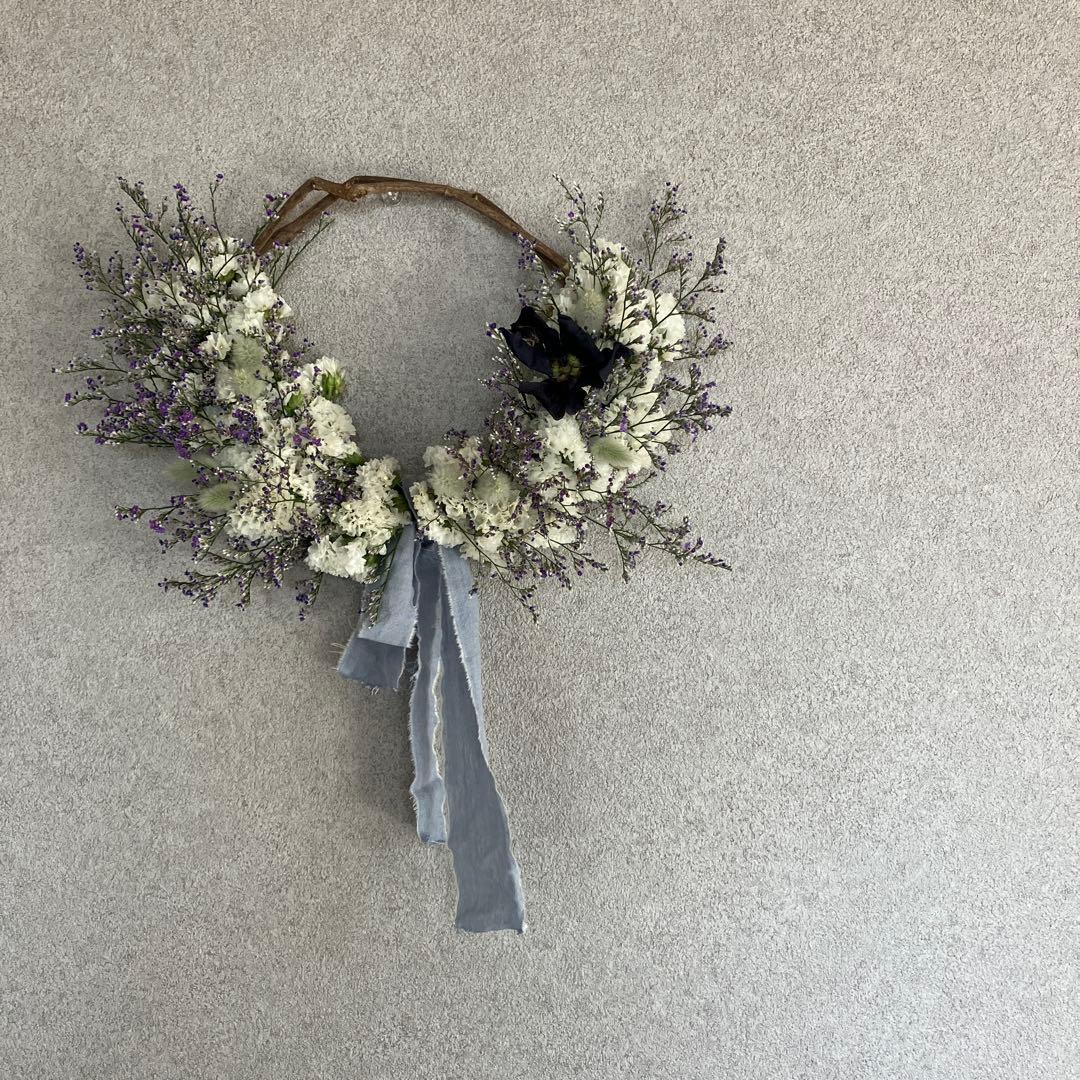 感謝SALEブルーウェーブとスターチスのリース　ハイブリットスターチス