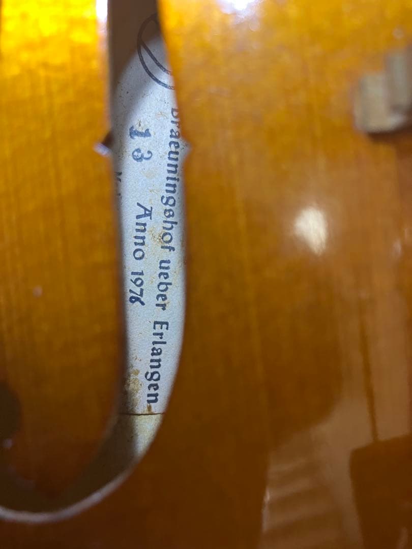 50年物ドイツFranz Kirschnek1976製No13 バイオリン4/4