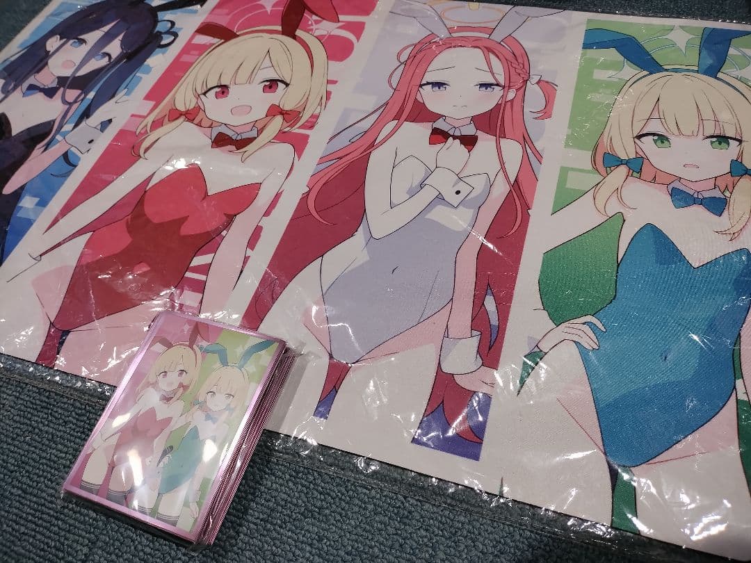 ブルアカ ゲーム開発部 モモイ ミドリ バニーガール 集合 スリーブ プレマ