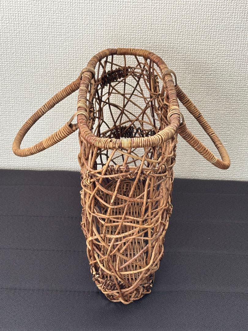 天然素材　あけび　籠バッグ