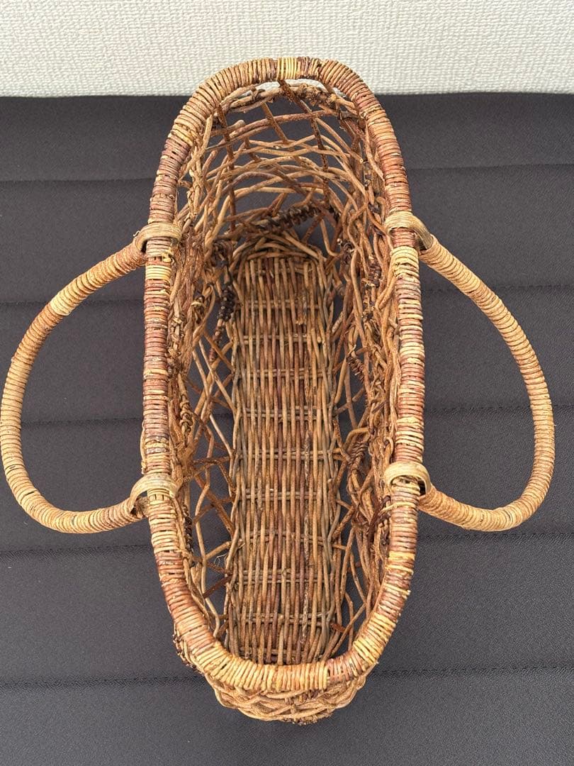 天然素材　あけび　籠バッグ