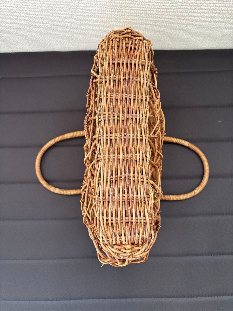 天然素材　あけび　籠バッグ