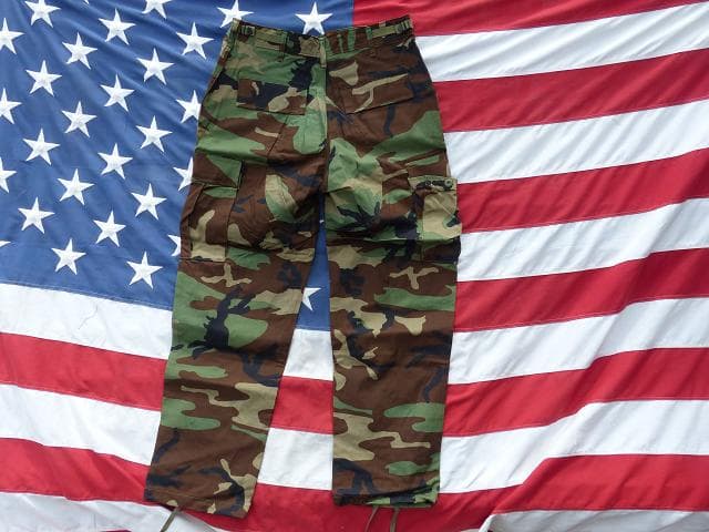 未使用 BDU パンツ ウッドランド M-R LION Apparel 114