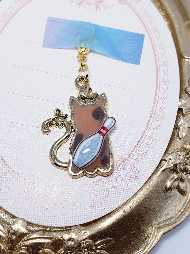 ボウリングねこちゃん　チャーム