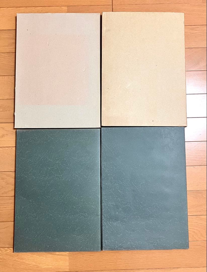 鏑木清方　肉筆画帖　墓詣十二景　続編十二景　合計24枚　解説書付き 帙付き