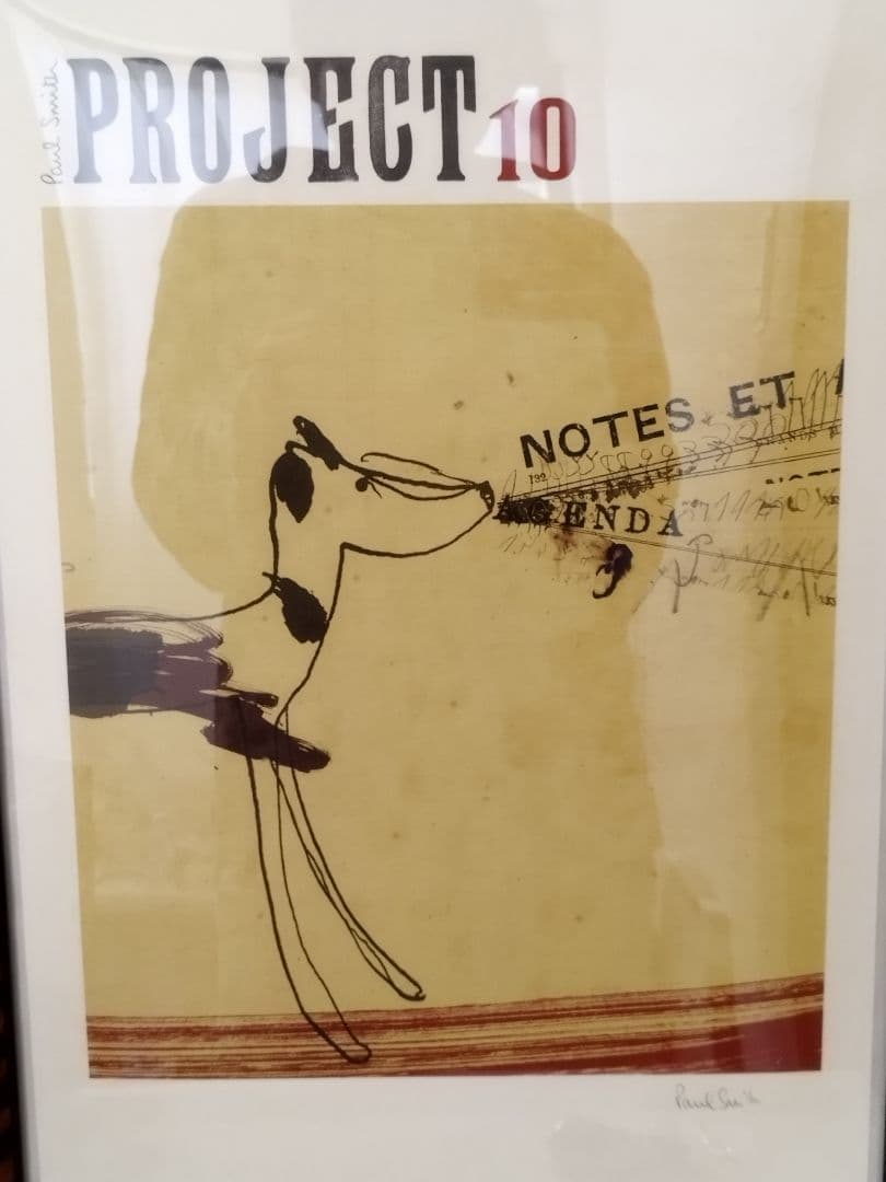 Paul Smith PROJECT 10 アート　複製原画　サイン入り