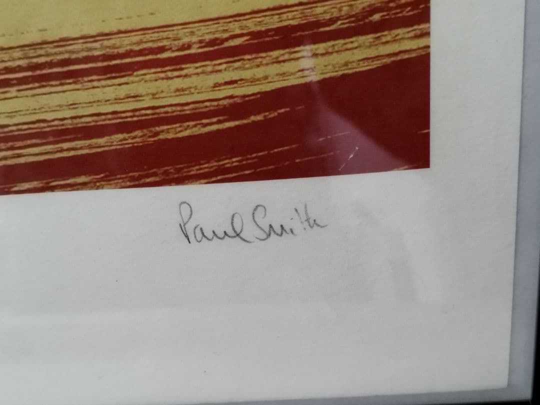 Paul Smith PROJECT 10 アート　複製原画　サイン入り