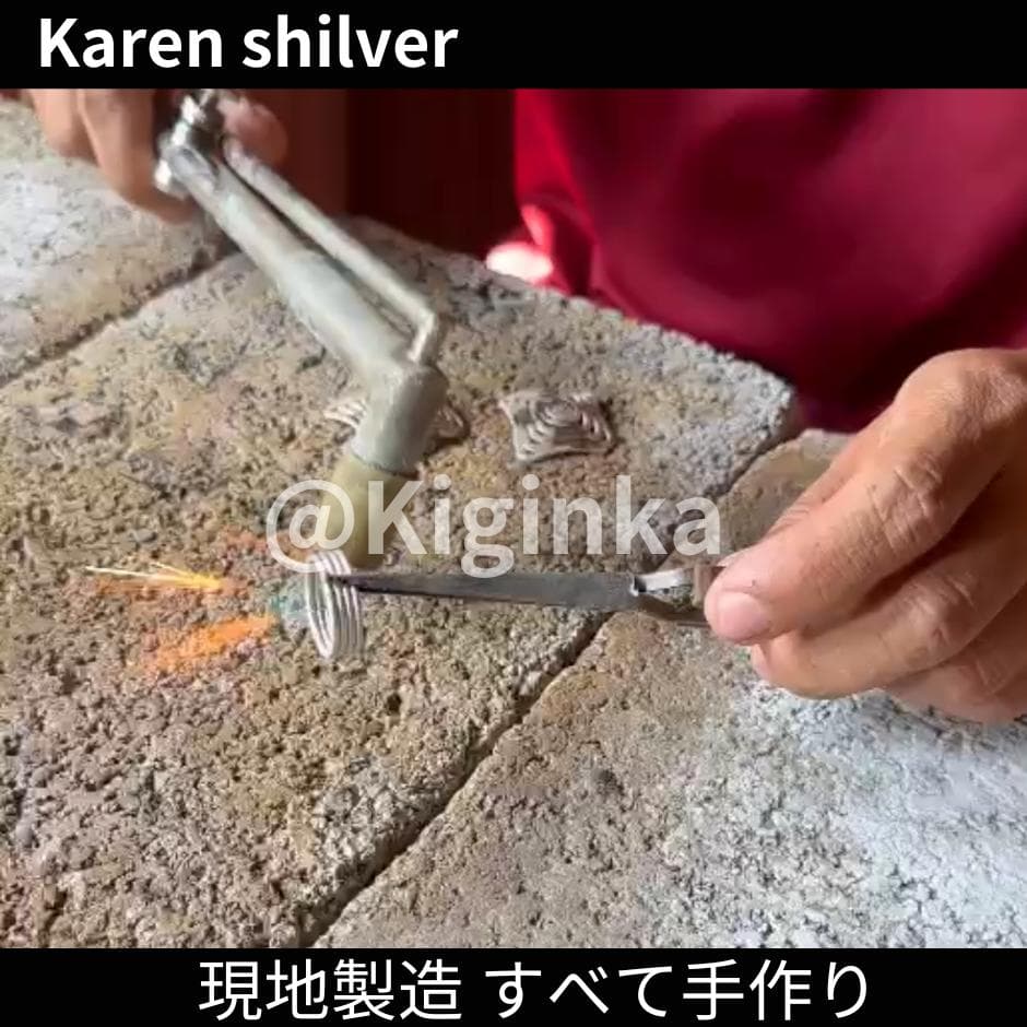 【17号】カレンシルバー　リング　メンズ　レディース　サイズ調整可能　ホワイト