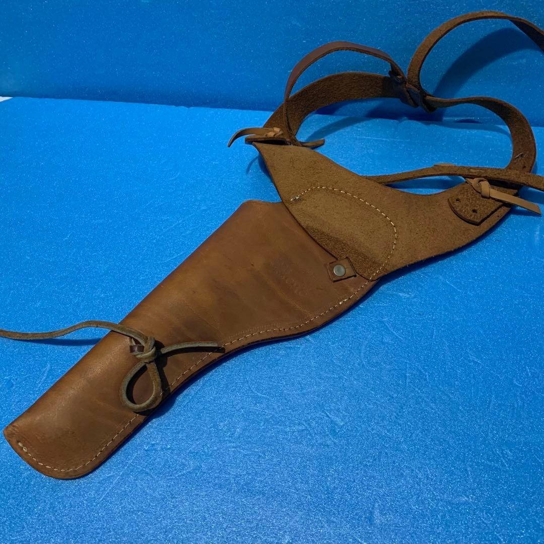 当時物　東京 CMC 本革 ホルスター