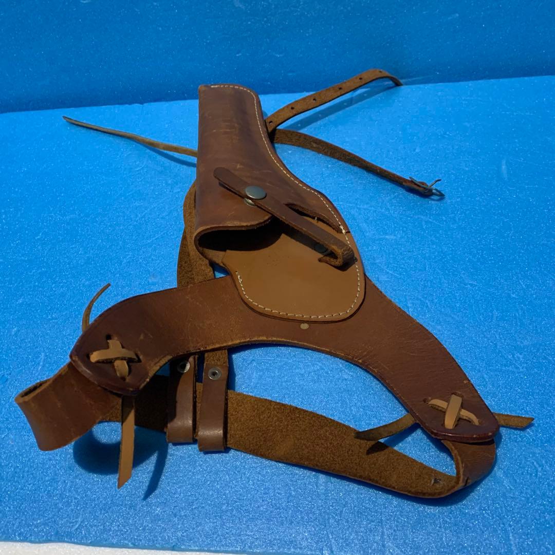 当時物　東京 CMC 本革 ホルスター