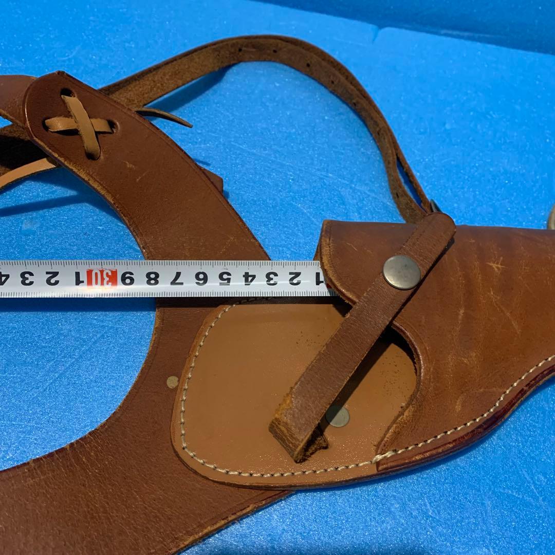 当時物　東京 CMC 本革 ホルスター