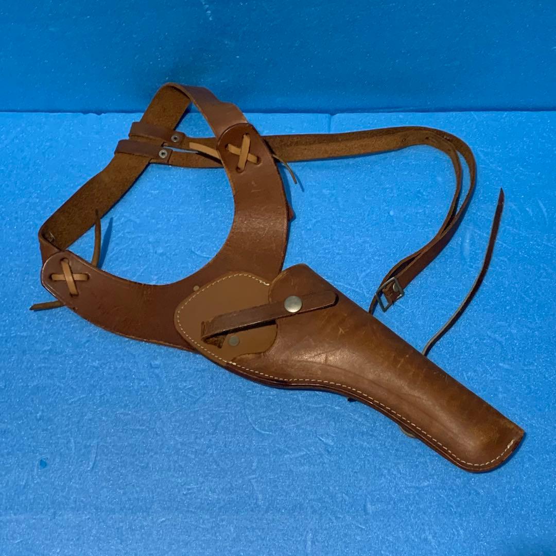 当時物　東京 CMC 本革 ホルスター