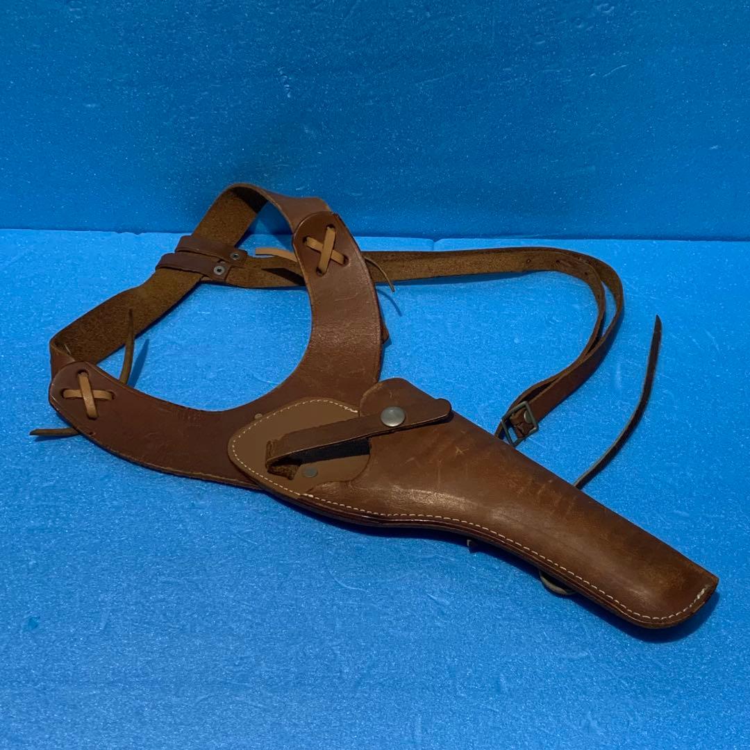 当時物　東京 CMC 本革 ホルスター