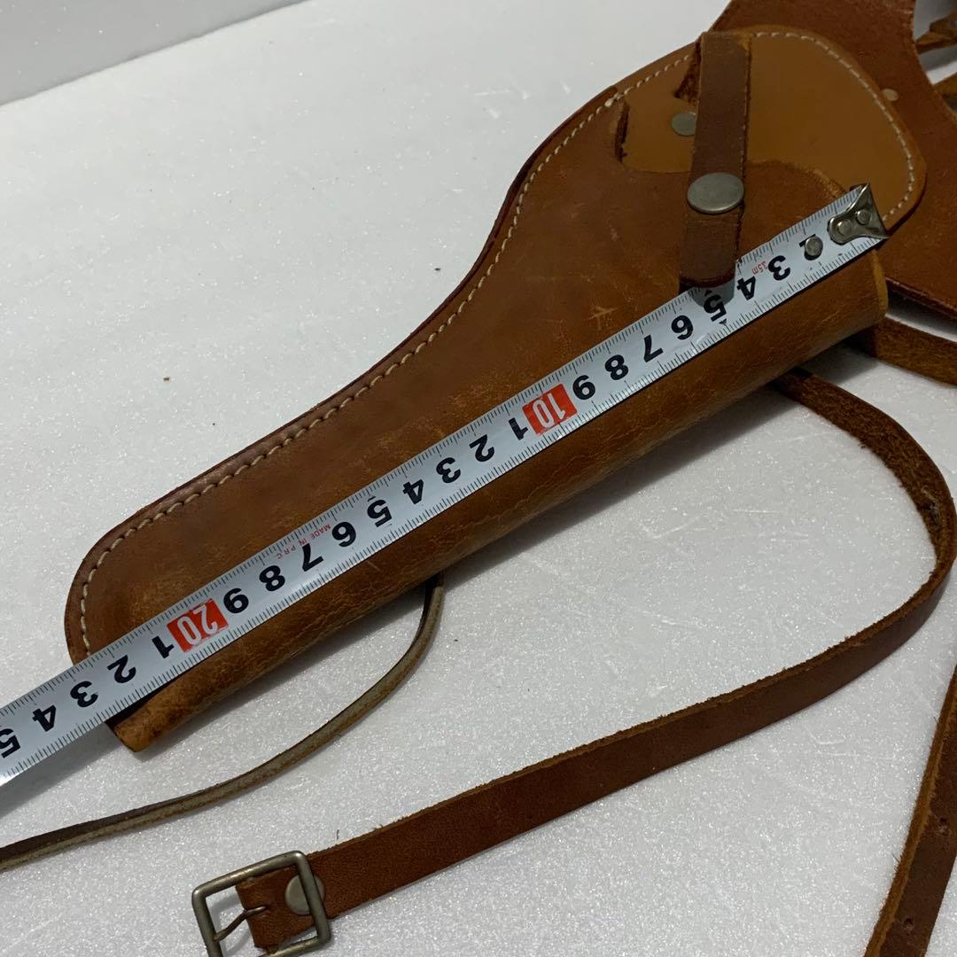 当時物　東京 CMC 本革 ホルスター