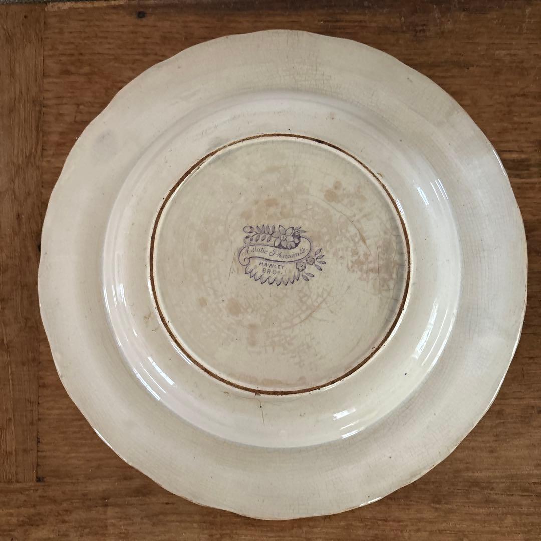 バーレイ　Burleigh　アジアティック　大皿　アンティーク