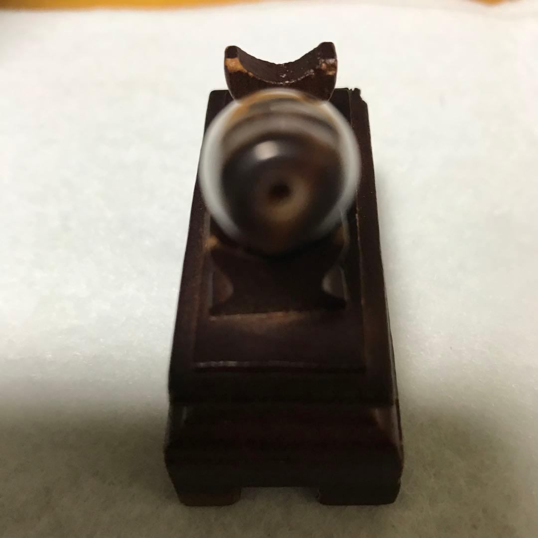 超激レア珍品‼︎ 古代老礦石　龍六眼天珠　黒朱砂お年玉価格でスタート!(^^)!