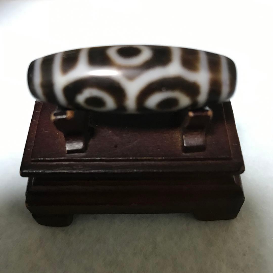 超激レア珍品‼︎ 古代老礦石　龍六眼天珠　黒朱砂お年玉価格でスタート!(^^)!