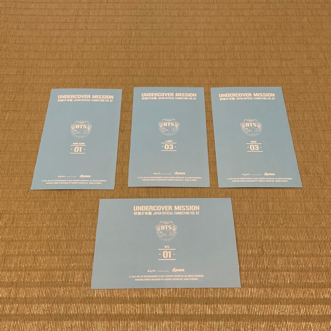 BTS UNDERCOVER MISSION 写真カードセット希少品