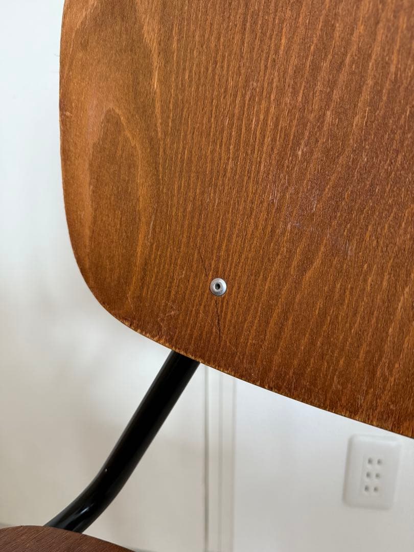 【ヴィンテージ】椅子2脚　ダイニングチェアスクールチェア