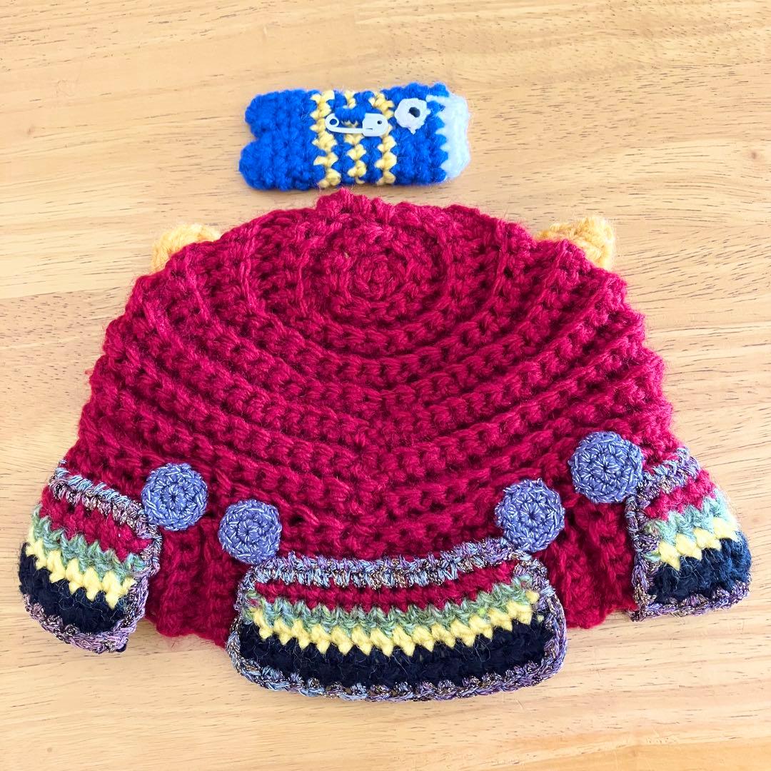 LOVOT かぶと帽子 赤系・茶系　♡♡♡