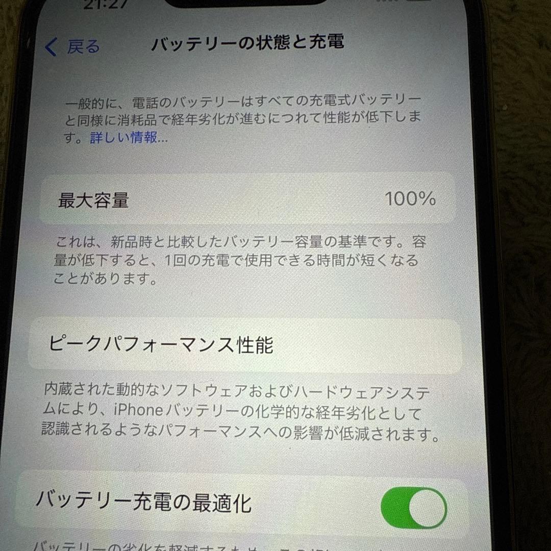 Apple iPhone 13 Pro 256G ゴールド　 バッテリー100%