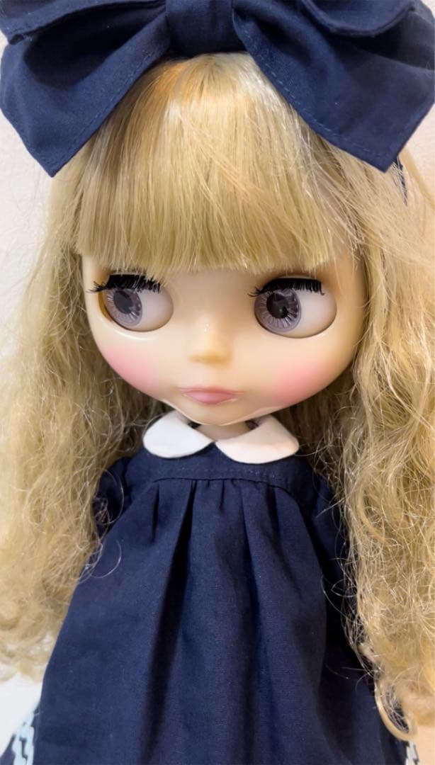 ネイビーワンピース４点セット　ブライス　服　アウトフィット