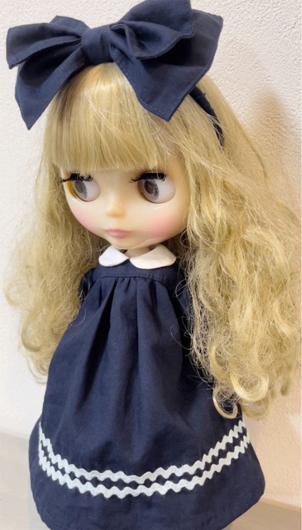 ネイビーワンピース４点セット　ブライス　服　アウトフィット