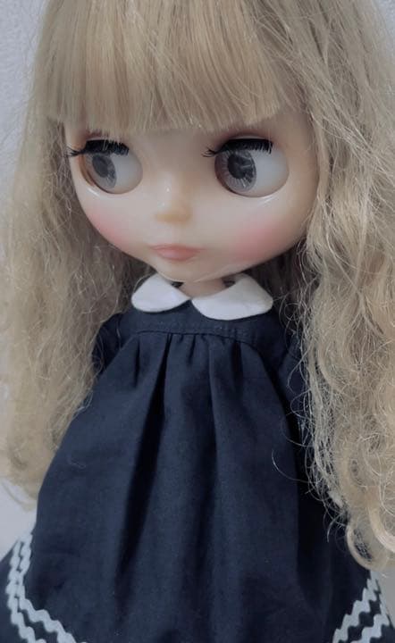 ネイビーワンピース４点セット　ブライス　服　アウトフィット