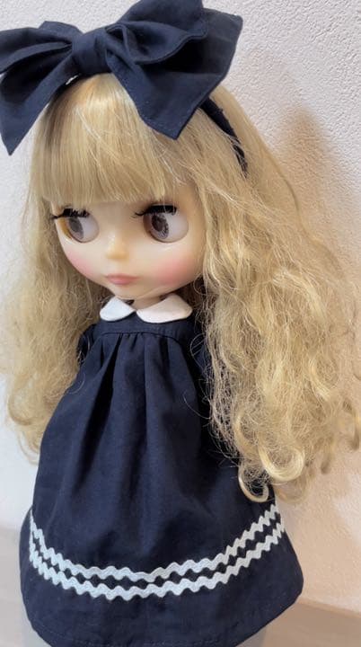 ネイビーワンピース４点セット　ブライス　服　アウトフィット