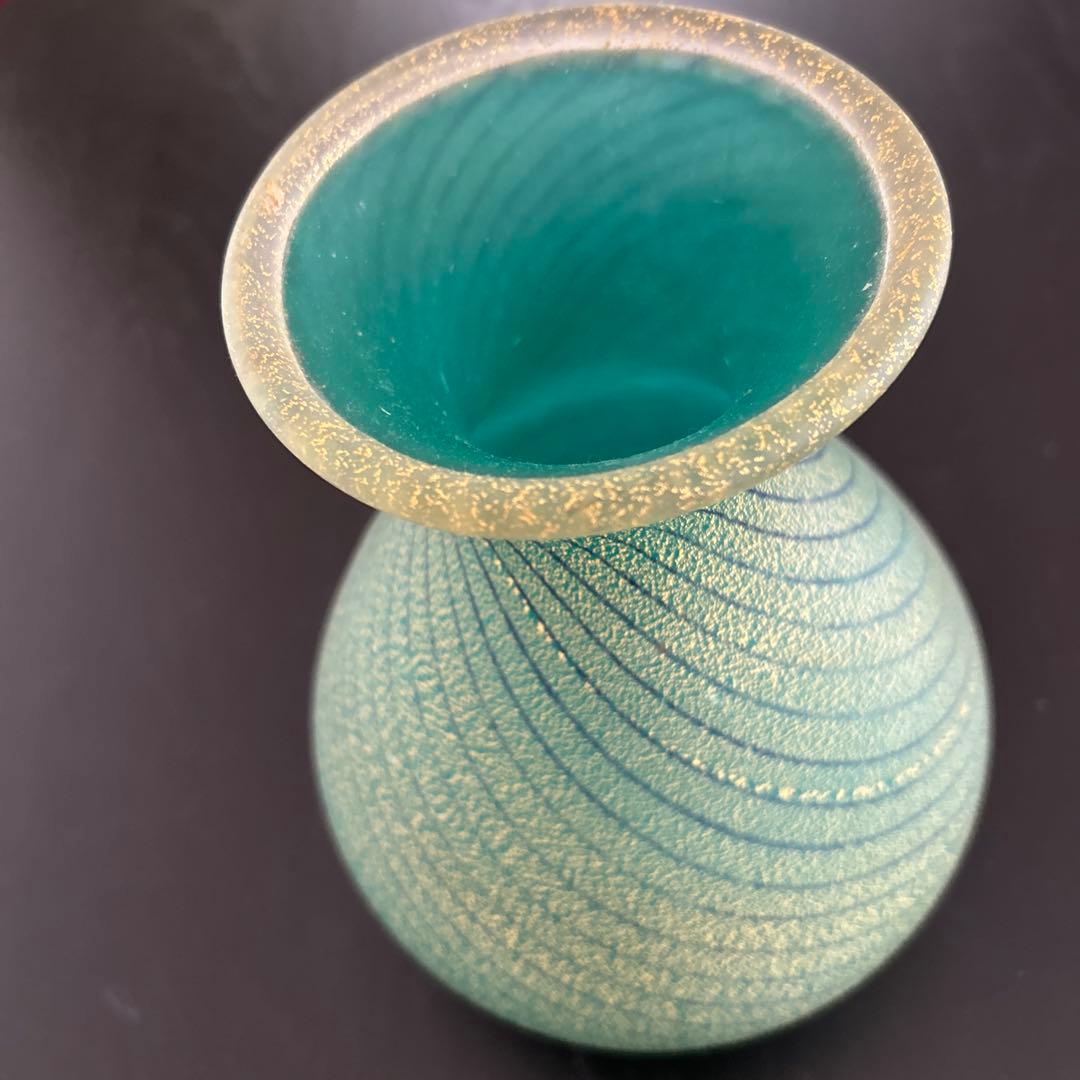 岩田久利　ガラス製　花瓶