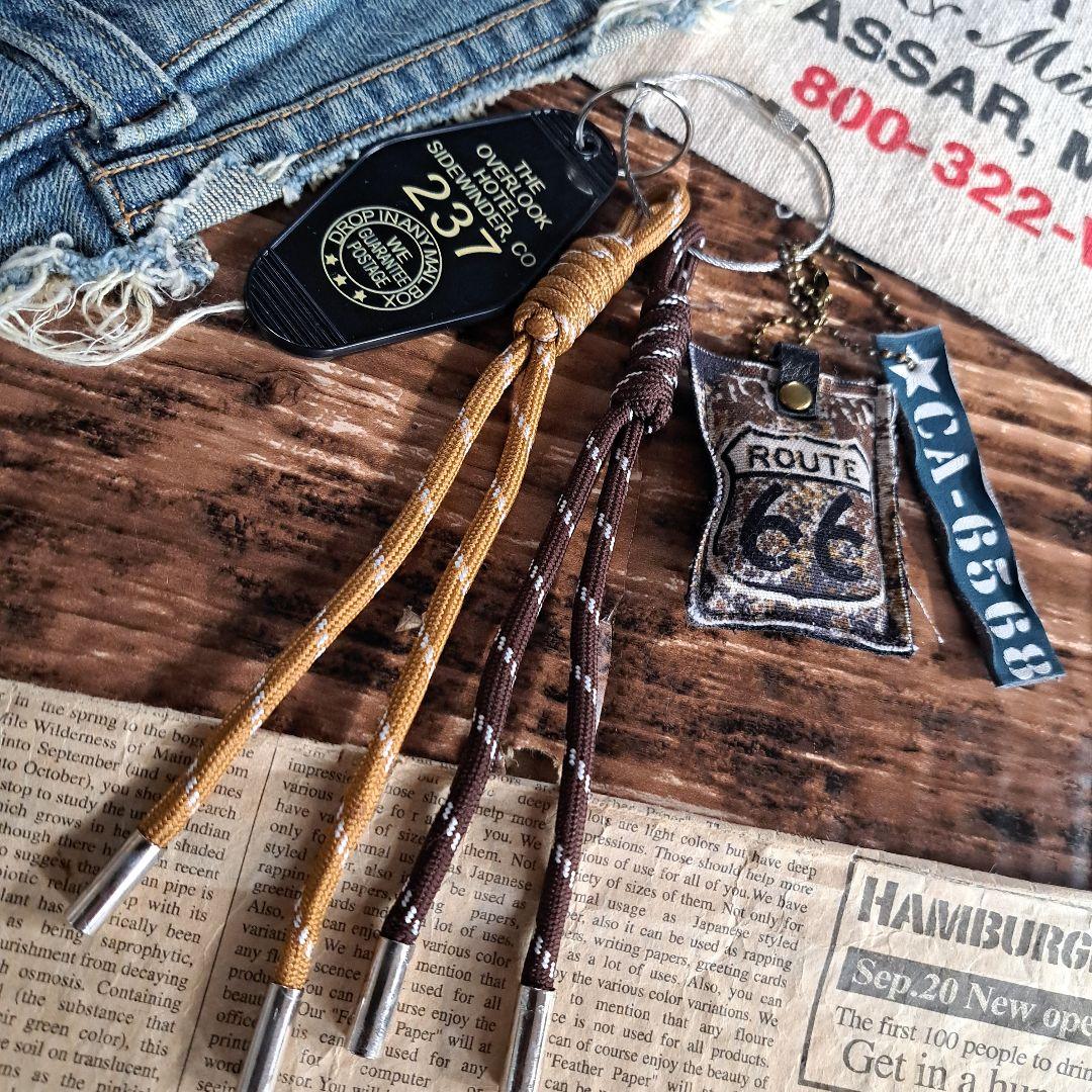 ★American ★男前★パラコードチャーム★