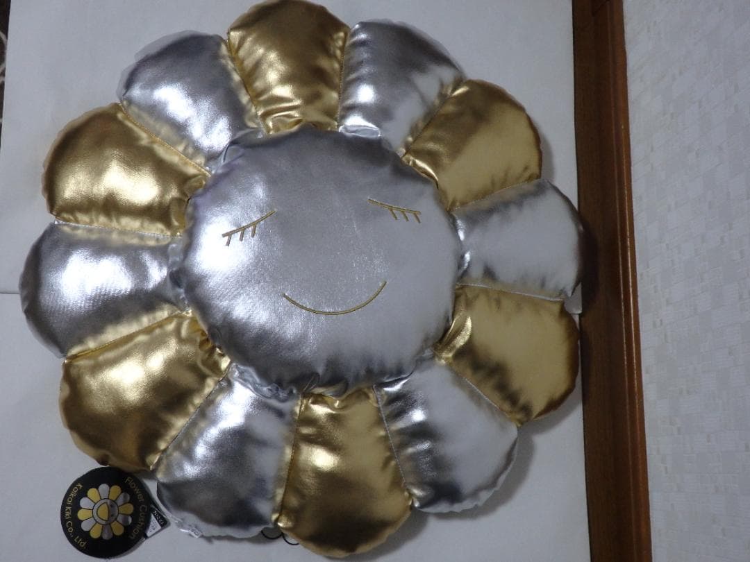 MiM77　村上隆 お花 フラワークッション 60cm ２点　ゆず