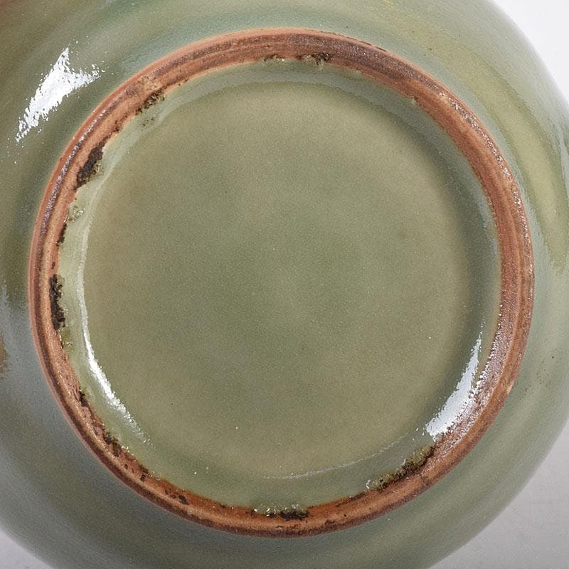 中国　龍泉窯　青磁　茶入　時代箱付　V　7316